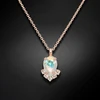Diamond Sky Jewelry Papuošalų rinkinys moterims „Leonora II (Aurora Borealis)“ su Preciosa® kristalais