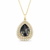 Diamond Sky Jewelry Papuošalų rinkinys moterims „Jasmine (Sidabrinis Night)“ su Swarovski® kristalais
