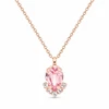 Diamond Sky Jewelry Papuošalų rinkinys moterims „Leonora II (Light Rose)“ su Preciosa® kristalais