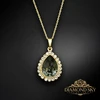 Diamond Sky Jewelry Papuošalų rinkinys moterims „Celestial Drop (Sidabrinis Night)“ su Swarovski® kristalais