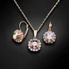 Diamond Sky Jewelry Papuošalų rinkinys moterims „Glory II (Rose Gold)“ su Swarovski® kristalais