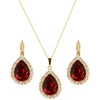 Diamond Sky Jewelry Papuošalų rinkinys moterims „Celestial Drop (Siam)“ su Swarovski® kristalais
