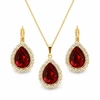 Diamond Sky Jewelry Papuošalų rinkinys moterims „Celestial Drop (Siam)“ su Swarovski® kristalais