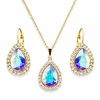 Diamond Sky Jewelry Papuošalų rinkinys moterims „Celestial Drop (Aurora Borealis)“ su Swarovski® kristalais