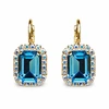 Diamond Sky Jewelry Papuošalų rinkinys moterims „Lourdes (Aquamarine)“ su Swarovski® kristalais