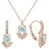 Diamond Sky Jewelry Papuošalų rinkinys moterims „Leonora II (Aurora Borealis)“ su Preciosa® kristalais
