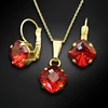 Diamond Sky Jewelry Papuošalų rinkinys moterims „Mystic (Scarlet)“ su Swarovski® kristalais