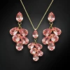 Diamond Sky Jewelry Papuošalų rinkinys moterims „Amber II (Light Rose)“ su Preciosa® kristalais