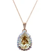 Diamond Sky Jewelry Papuošalų rinkinys moterims „Celestial Drop III (Golden Shadow)“ su Swarovski® kristalais