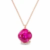 Diamond Sky Jewelry Papuošalų rinkinys moterims „Crete (Fuchsia)“ su Preciosa® kristalais