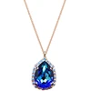 Diamond Sky Jewelry Papuošalų rinkinys moterims „Celestial Drop III (Bermuda Mėlyna)“ su Swarovski® kristalais