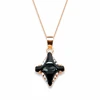Diamond Sky Jewelry Papuošalų rinkinys moterims „Crystal Rhombus II (Graphite Lite Chrome)“ su Swarovski® kristalais