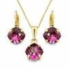 Diamond Sky Jewelry Papuošalų rinkinys moterims „Mystic (Amethyst)“ su Swarovski® kristalais