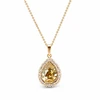Diamond Sky Jewelry Papuošalų rinkinys moterims „Celestial Drop (Golden Shadow)“ su Swarovski® kristalais