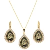Diamond Sky Jewelry Papuošalų rinkinys moterims „Celestial Drop (Gold Patina)“ su Swarovski® kristalais