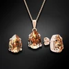 Diamond Sky Jewelry Papuošalų rinkinys moterims „Venus II (Golden Shadow)“ su Swarovski® kristalais