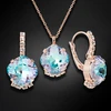Diamond Sky Jewelry Papuošalų rinkinys moterims DiamondSky „Crete (Vitrail Light)“ su Preciosa kristalais