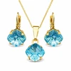 Diamond Sky Jewelry Papuošalų rinkinys moterims „Mystic (Aquamarine)“ su Swarovski® kristalais