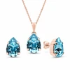 Diamond Sky Jewelry Papuošalų rinkinys moterims „Venus II (Aquamarine)“ su Swarovski® kristalais