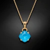 Diamond Sky Jewelry Papuošalų rinkinys moterims „Magical Square (Electric Mėlyna Ignite)“ su Swarovski® kristalais