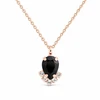 Diamond Sky Jewelry Papuošalų rinkinys moterims „Leonora II (Jet)“ su Preciosa® kristalais