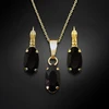 Diamond Sky Jewelry Papuošalų rinkinys moterims „Enigma (Graphite)“ su Swarovski® kristalais