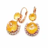 Diamond Sky Jewelry Papuošalų rinkinys moterims „Clarice VI (Peach DeLite)“ su Swarovski® kristalais