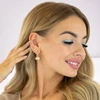 Diamond Sky Jewelry Papuošalų rinkinys moterims „Glare V (Golden Shadow)“ su Swarovski® kristalais