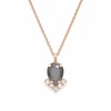 Diamond Sky Jewelry Papuošalų rinkinys moterims „Leonora II (Jet Hematite)“ su Preciosa® kristalais