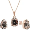 Diamond Sky Jewelry Papuošalų rinkinys moterims „Venus II (Rose Patina)“ su Swarovski® kristalais