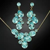 Diamond Sky Jewelry Papuošalų rinkinys moterims „Fillory Magic (Aqua Bohemica)“ su Preciosa® kristalais