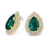 Diamond Sky Jewelry Papuošalų rinkinys moterims „Jasmine (Emerald)“ su Swarovski® kristalais