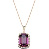 Diamond Sky Jewelry Papuošalų rinkinys moterims „Lourdes (Amethyst)“ su Swarovski® kristalais