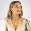 Diamond Sky Jewelry Papuošalų rinkinys moterims „Vintage IV (Aurora Borealis)“ su Swarovski® kristalais