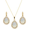 Diamond Sky Jewelry Papuošalų rinkinys moterims „Celestial Drop (Baltas Opal)“ su Swarovski® kristalais