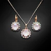 Diamond Sky Jewelry Papuošalų rinkinys moterims „Glory II (Powder Rose)“ su Swarovski® kristalais