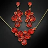 Diamond Sky Jewelry Papuošalų rinkinys moterims „Fillory Magic (Light Siam)“ su Preciosa® kristalais