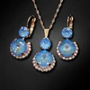 Diamond Sky Jewelry Papuošalų rinkinys moterims „Clarice VI (Ocean DeLite)“ su Swarovski® kristalais