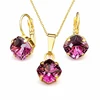 Diamond Sky Jewelry Papuošalų rinkinys moterims „Mystic (Amethyst)“ su Swarovski® kristalais