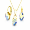 Diamond Sky Jewelry Papuošalų rinkinys moterims „Enigma (Aurora Borealis)“ su Swarovski® kristalais