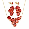 Diamond Sky Jewelry Papuošalų rinkinys moterims „Fillory Magic (Light Siam)“ su Preciosa® kristalais