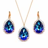 Diamond Sky Jewelry Papuošalų rinkinys moterims „Celestial Drop III (Bermuda Mėlyna)“ su Swarovski® kristalais