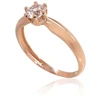 Diamond Sky Jewelry Auksinis žiedas su cirkoniais „Naujoji Klasika X“