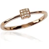 Diamond Sky Jewelry Auksinis žiedas su deimantais „Solitaras VI“