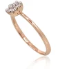 Diamond Sky Jewelry Auksinis žiedas su deimantais „Deimantų Gėlė II“