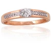 Diamond Sky Jewelry Auksinis žiedas su deimantais „Malori“