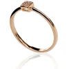 Diamond Sky Jewelry Auksinis žiedas su deimantais „Solitaras VI“
