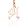 Diamond Sky Jewelry Auksinis raidės pakabukas su cirkoniais „M IV“