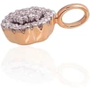 Diamond Sky Jewelry Auksinis pakabukas su deimantais „Deimantų Gėlė“