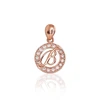 Diamond Sky Jewelry Auksinis raidės pakabukas su cirkoniais „B“